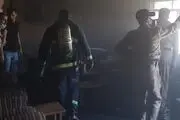 حریق در مقر پلیس بین‌الملل در عراق