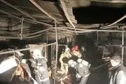 آتش در انبار لوازم خانگی خیابان جمهوری+عکس