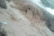 طغیان رودخانه در خمین+غکس
