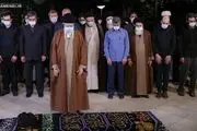 رهبر انقلاب بر پیکر مرحوم فاطمی‌نیا نماز اقامه کردند+ فیلم