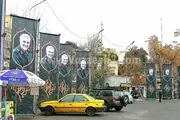 رونمایی از نخستین دیوارنگاره میدان فلسطین/ عکس
