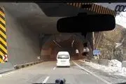قطعه یک آزادراه تهران-شمال زیر بار ترافیک رفت