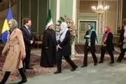خانم فمنیستی که در ایران برای قرارداد پرسود حجاب پوشید!