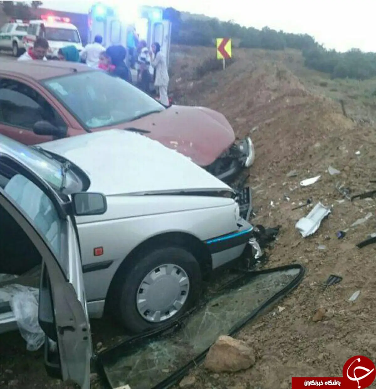 
چهارمین تصادف امروز در جاده ساری ، کیاسر + تصاویر
