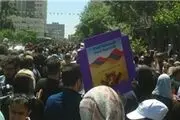 راهپیمایی ارامنه مقابل سفارت ترکیه در تهران برگزار شد