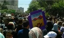 راهپیمایی ارامنه مقابل سفارت ترکیه در تهران برگزار شد