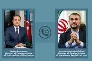 گفت‌وگوی وزرای خارجه ایران و جمهوری آذربایجان درباره عادی سازی روابط