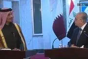 بغداد و دوحه بر ضرورت کاهش تنش‌ها در منطقه تاکید کردند