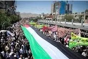 بازتاب راهپیمایی عظیم روز قدس/  ایرانی‌ها شعار مرگ بر آمریکا و مرگ بر اسرائیل سر دادند