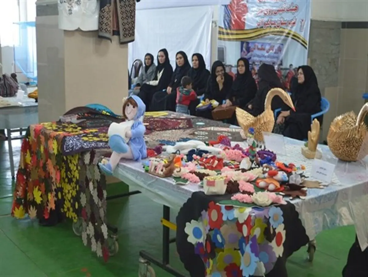 بانوان میاندوآبی، جشنواره صنایع دستی برگزار کردند + تصاویر