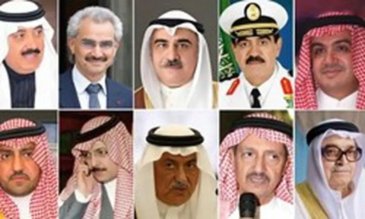شاهزادههای سعودی که از پا آویزان شدند