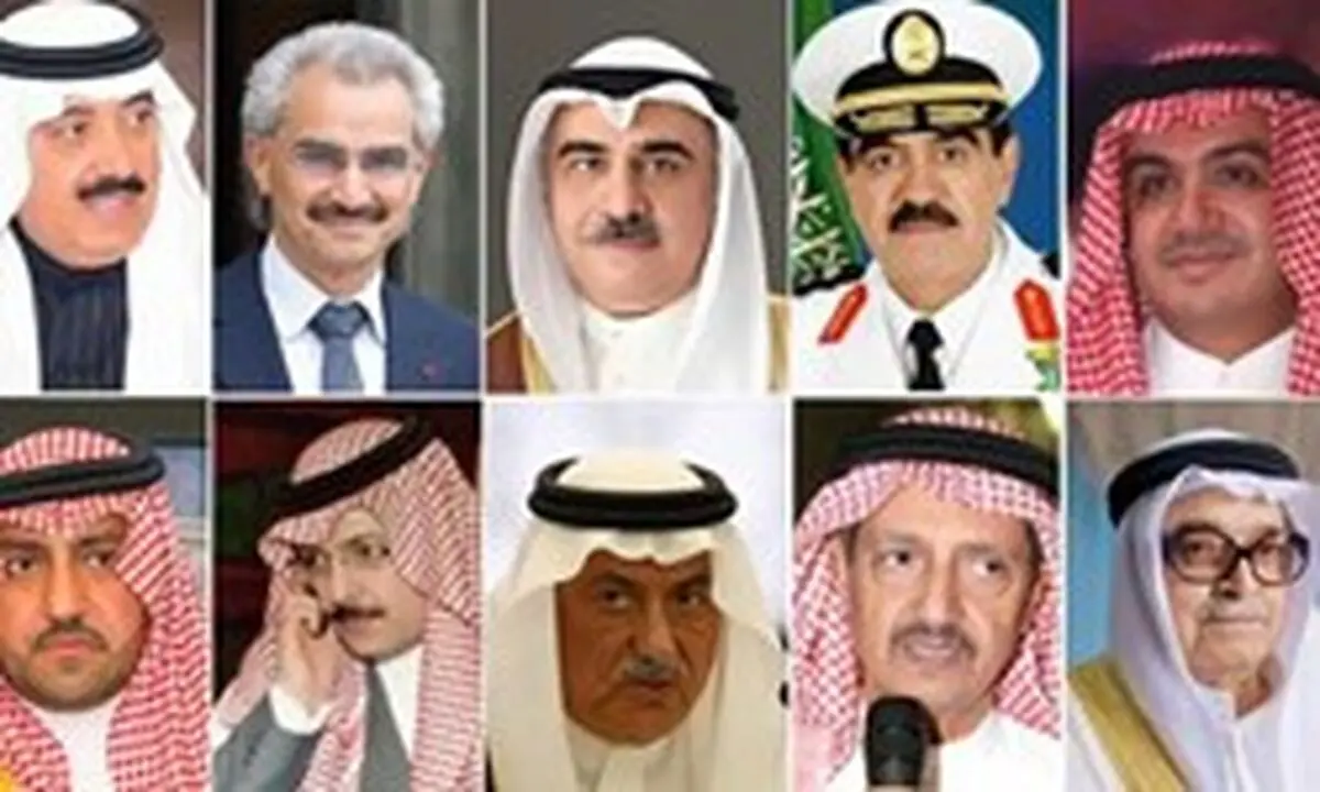  شاهزاده‌های سعودی که از پا آویزان شدند