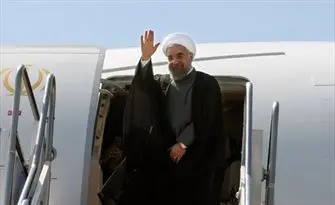 روحانی مشهد را به مقصد تهران ترک کرد 