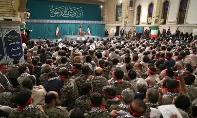 دیدار بسیجیان با رهبر انقلاب