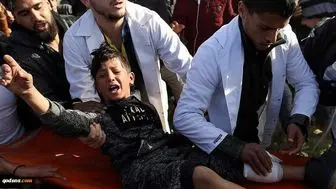شهادت یک فلسطینی و زخمی شدن 22 نفر در چهل و چهارمین راهپیمایی بازگشت