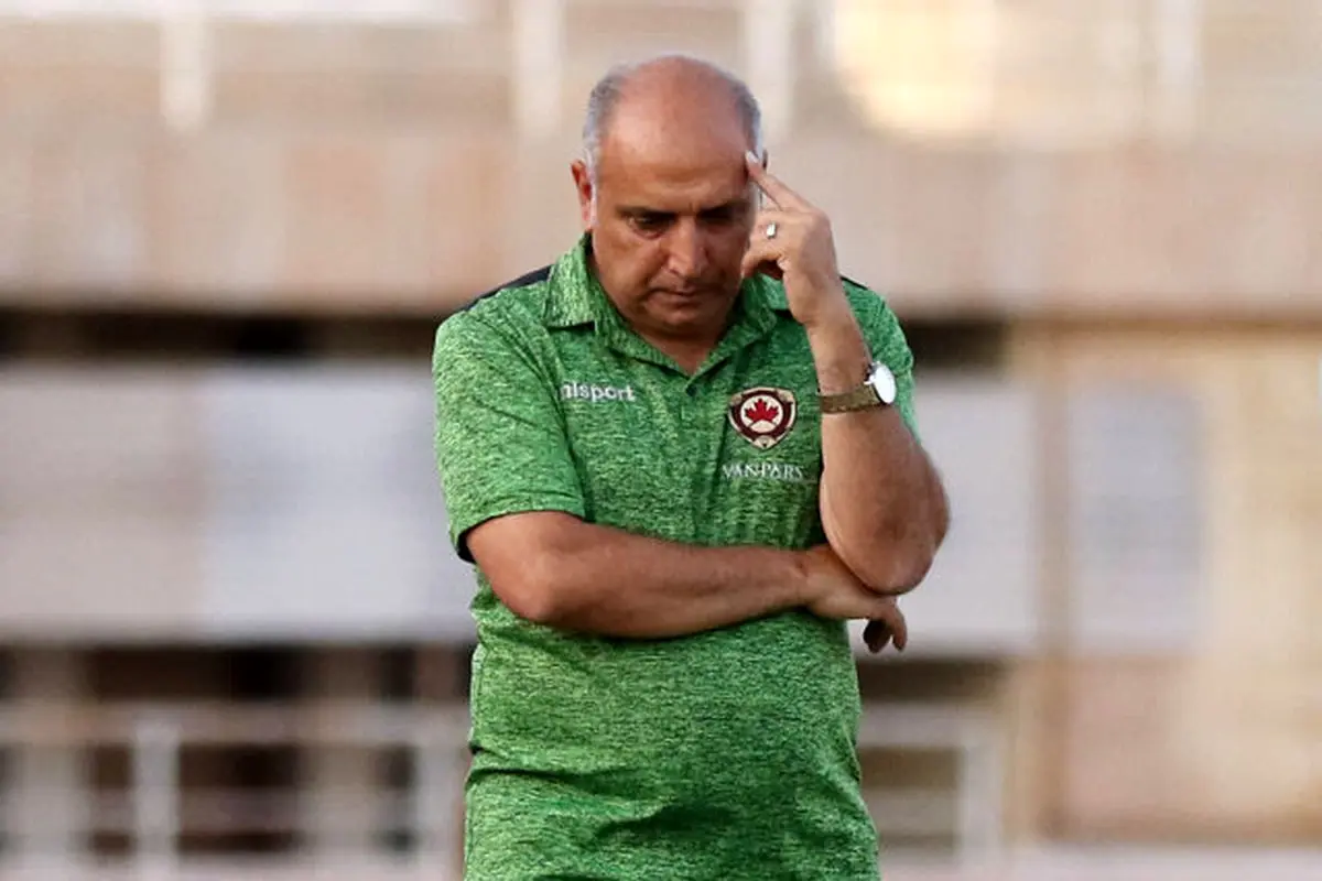 حرف های شنیدنی سرمربی تیم ونپارس بعد از شکست از پرسپولیس