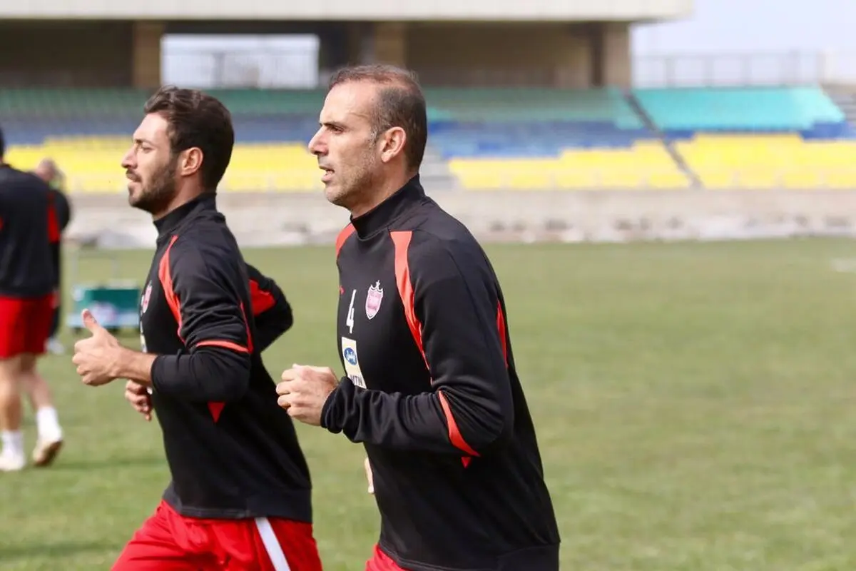 آمادگی سید جلال در تمرینات پرسپولیس/ عکس