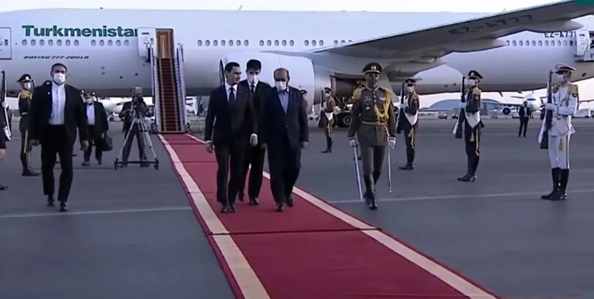 رئیسجمهور ترکمنستان وارد تهران شد