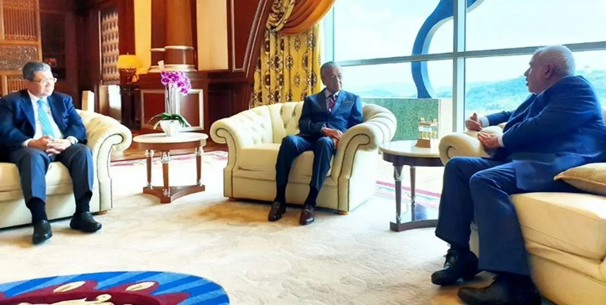 توئیت «ماهاتیر محمد» از دیدارش با ظریف