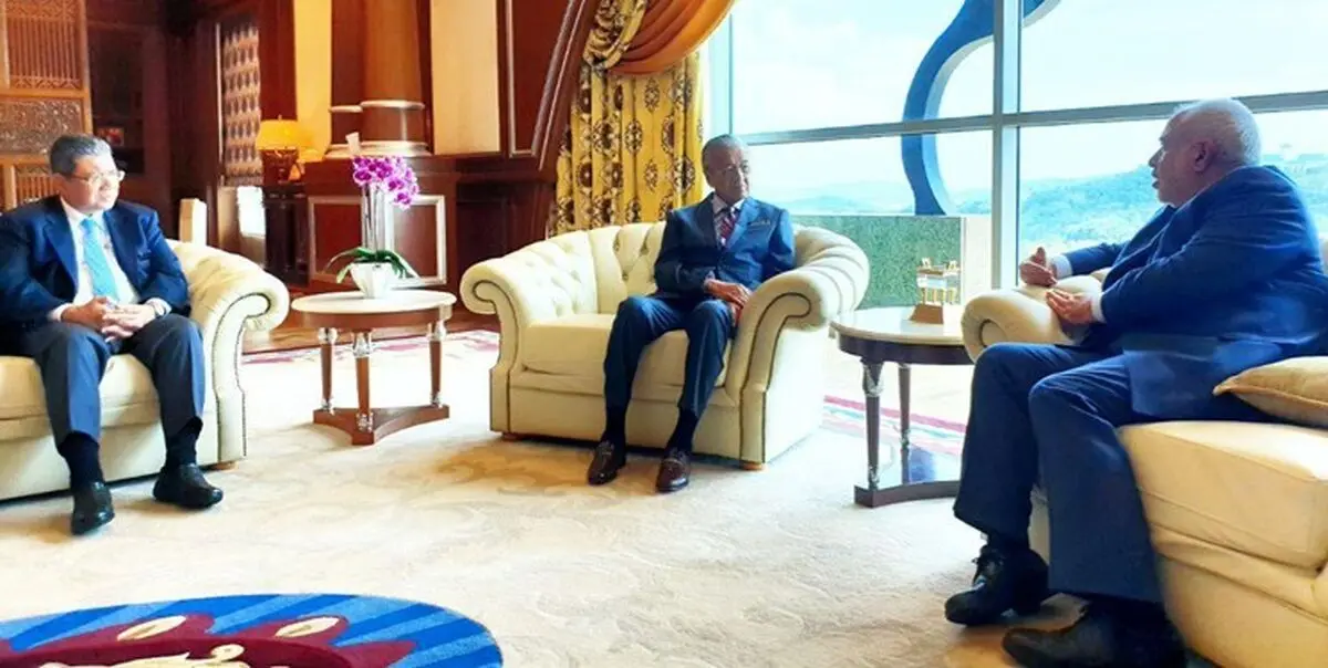 توئیت «ماهاتیر محمد» از دیدارش با ظریف