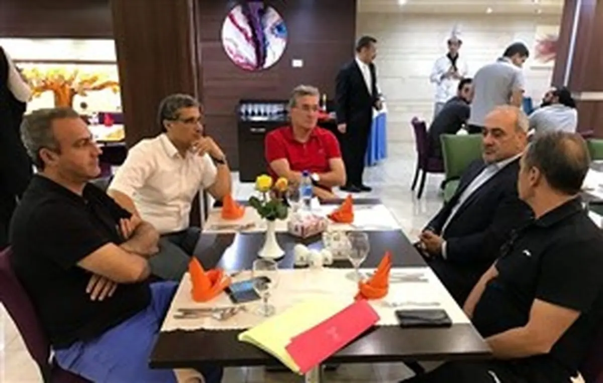 جلسه گرشاسبی با اسپانسر پرسپولیس