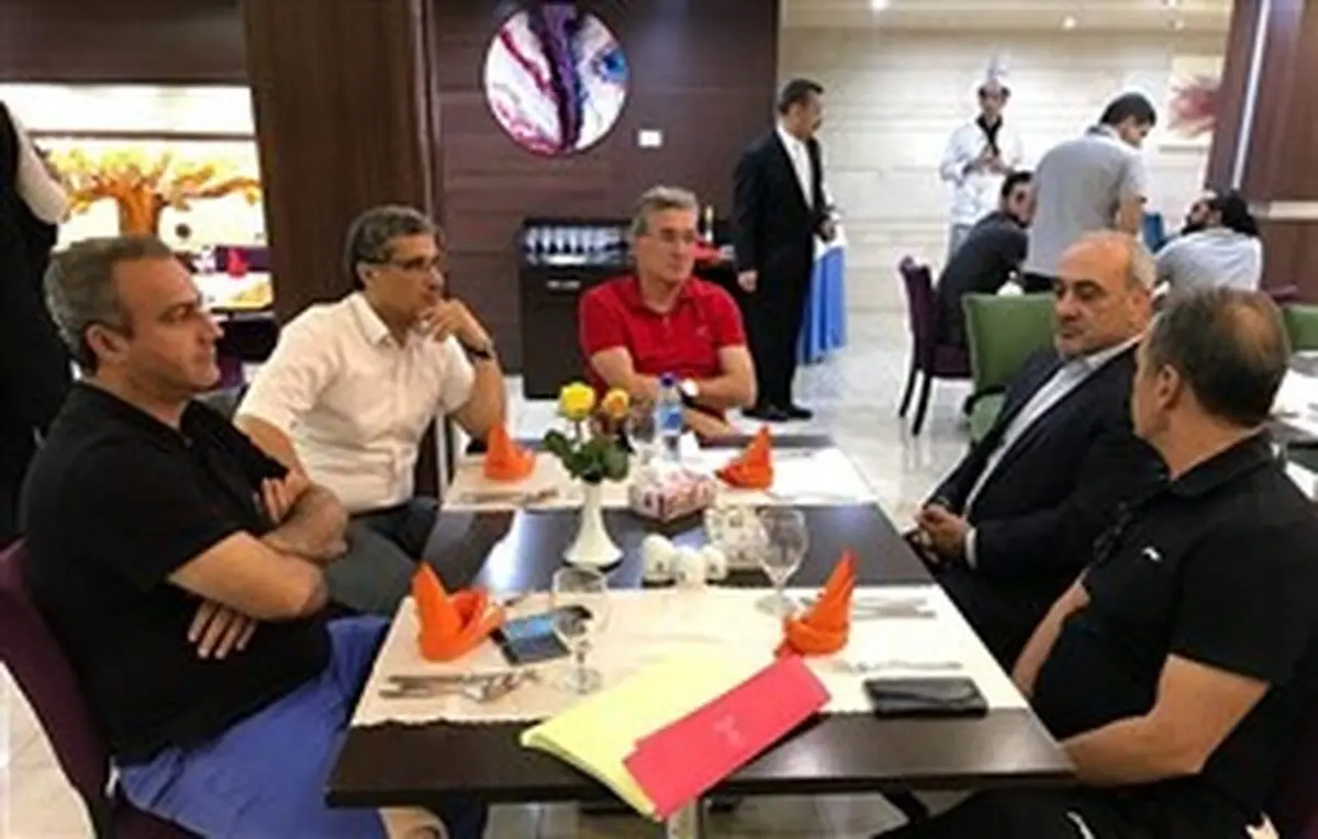 جلسه گرشاسبی با اسپانسر پرسپولیس