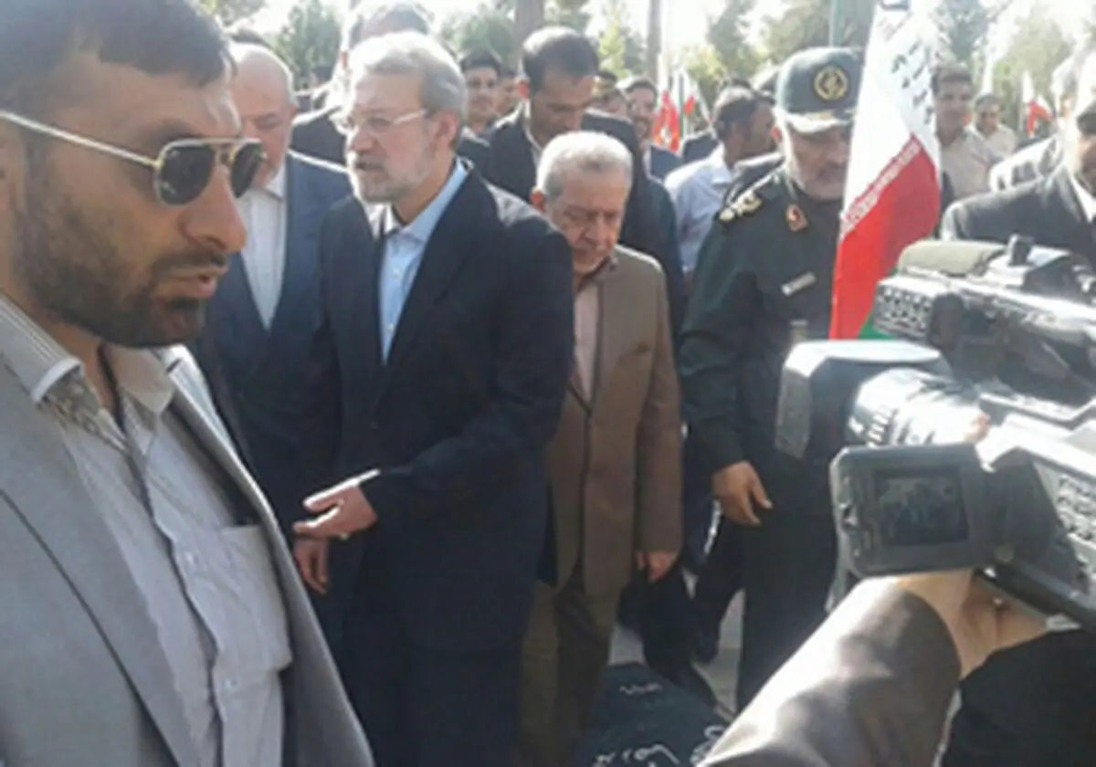 
ورود رئیس مجلس و وزیر نیرو به گلپایگان
