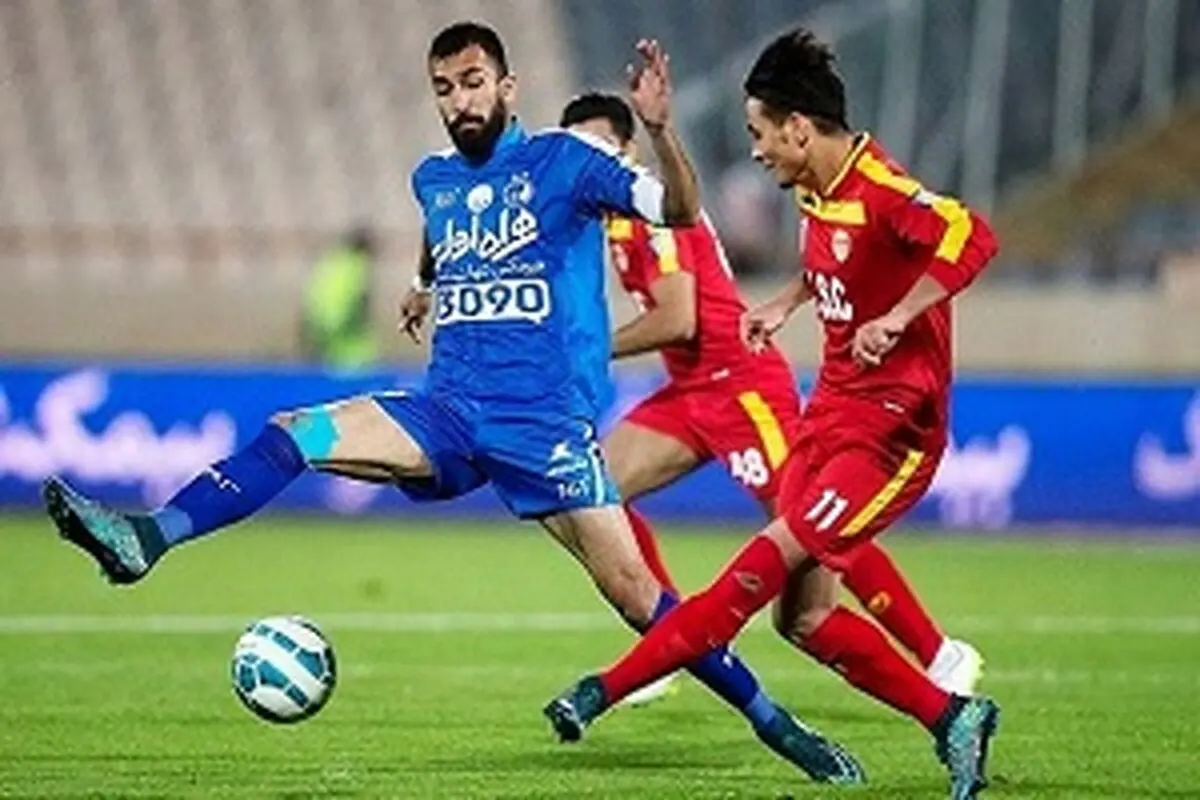  فولاد 1 - استقلال 4 / پیروزی دلچسب قبل از دربی
