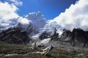 تاثیرگرم شدن کره زمین بر یخچال های کوه اورست/ گزارش تصویری