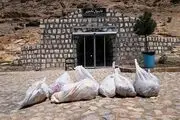 پاکسازی غار نخجیر از آلودگی های زیست محیطی+عکس