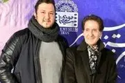 ابوالفضل پورعرب و پسرش در جشنواره فیلم فجر+عکس
