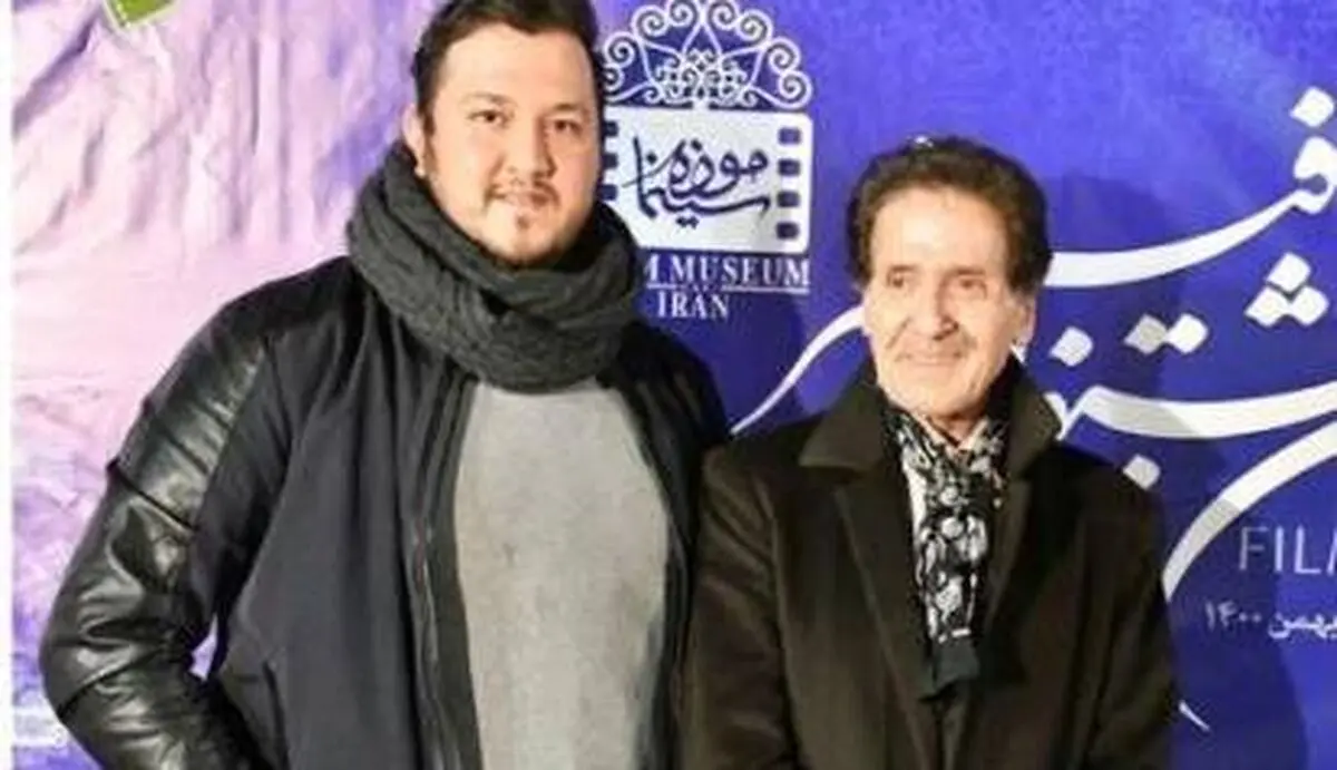 ابوالفضل پورعرب و پسرش در جشنواره فیلم فجر+عکس