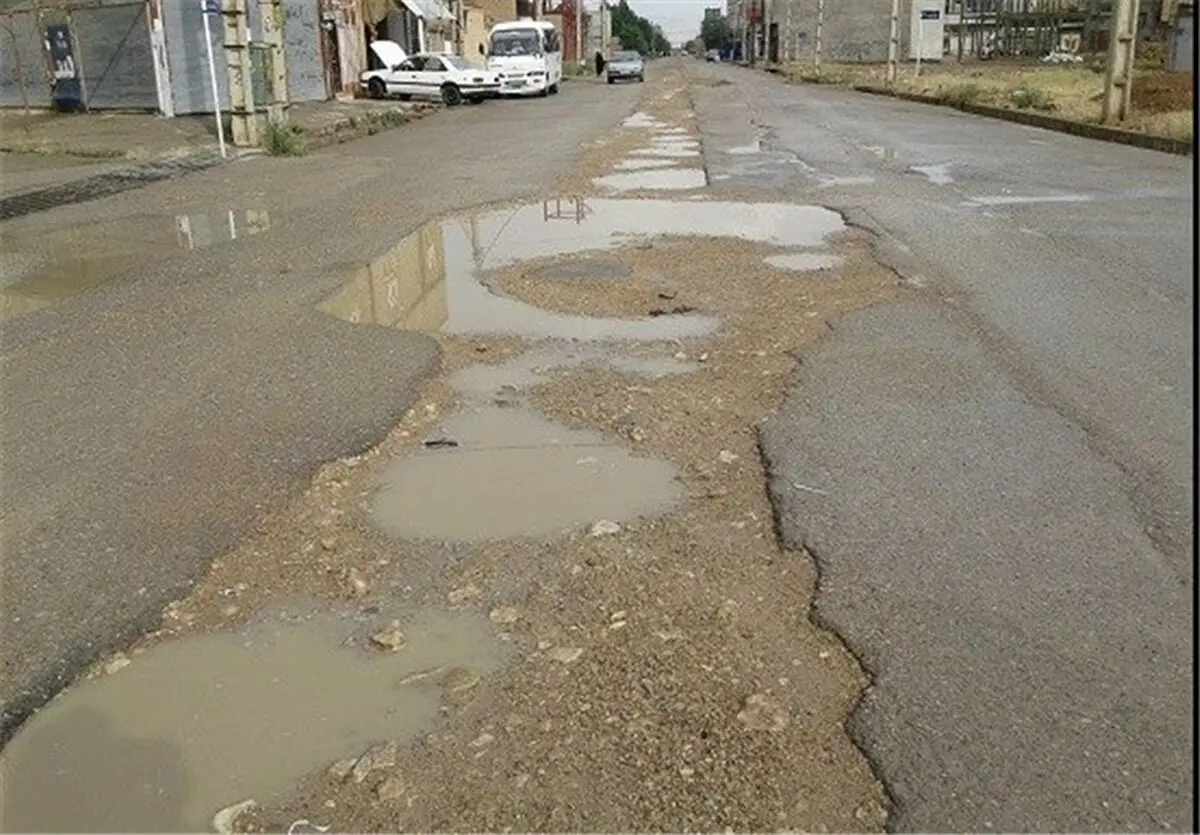 نارضایتی مردم رشت از کیفیت نامناسب آسفالت‌