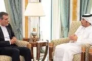دیدار «جابری انصاری» با وزیر خارجه قطر
