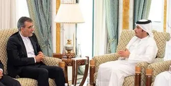 دیدار «جابری انصاری» با وزیر خارجه قطر