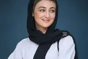 ویدا جوان در میان حلقه های نور /عکس