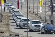 کاروان اسکورت پاپ در عراق/ گزارش تصویری