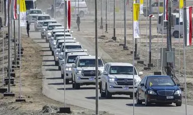 کاروان اسکورت پاپ در عراق