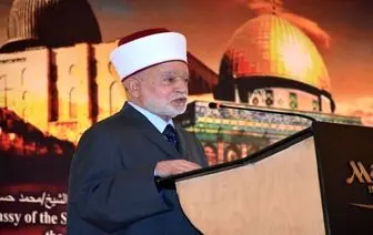 مفتی قدس نمازخواندن بیگانگان امارات در مسجدالاقصی را حرام اعلام کرد