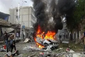 انفجار دو خودروی بمب‌گذاری شده در سوریه