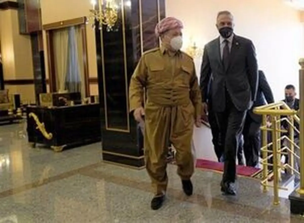 دیدار نخستوزیر عراق و مسعود بارزانی
