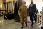 دیدار نخست‌وزیر عراق و مسعود بارزانی 