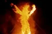 مردی پدر معلولش را زنده در آتش سوزاند