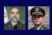 سفر وزیر دفاع جمهوی خلق چین به تهران