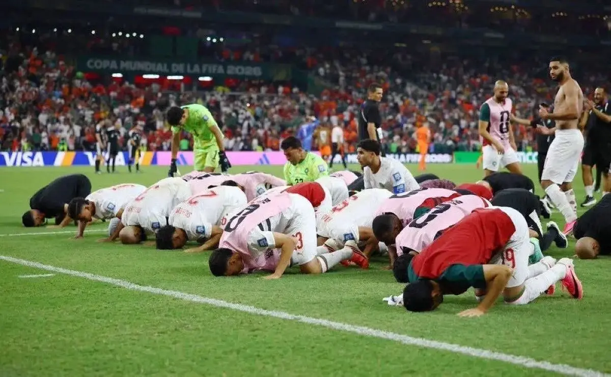 مراکشی‌ها پس از حذف هلند جشن گرفتند