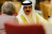 نقاب شاه بحرین افتاد