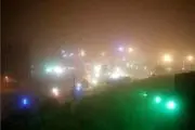 طوفان و رعد و برق شدید در تهران + عکس