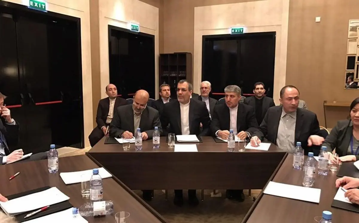 دیدار جابری انصاری با وزیر خارجه قزاقستان در آستانه