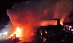 آتش سوزی پژو آر. دی به علت نقص فنی