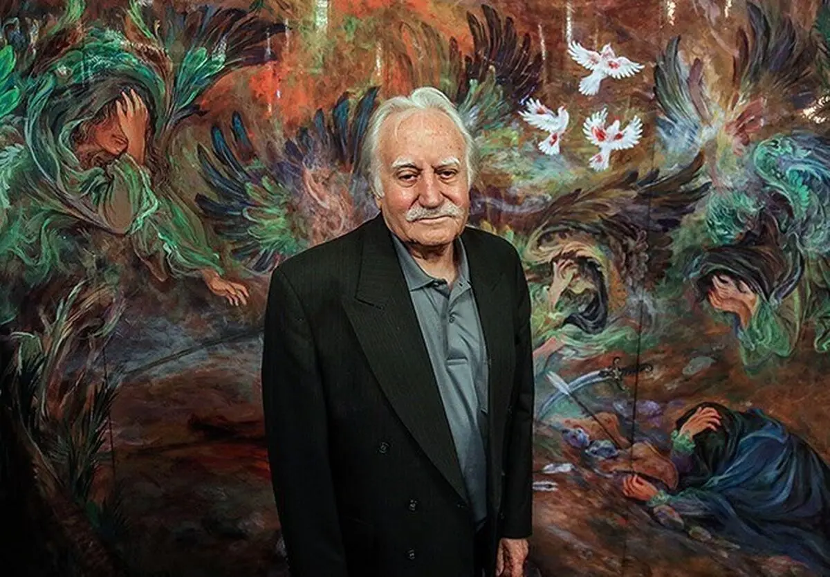 رونمایی از اثر جدید استاد فرشچیان/تصاویر